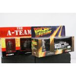 Two boxed Corgi TV / Film related diecast models to include CC05501 Back To The Future and CC87502