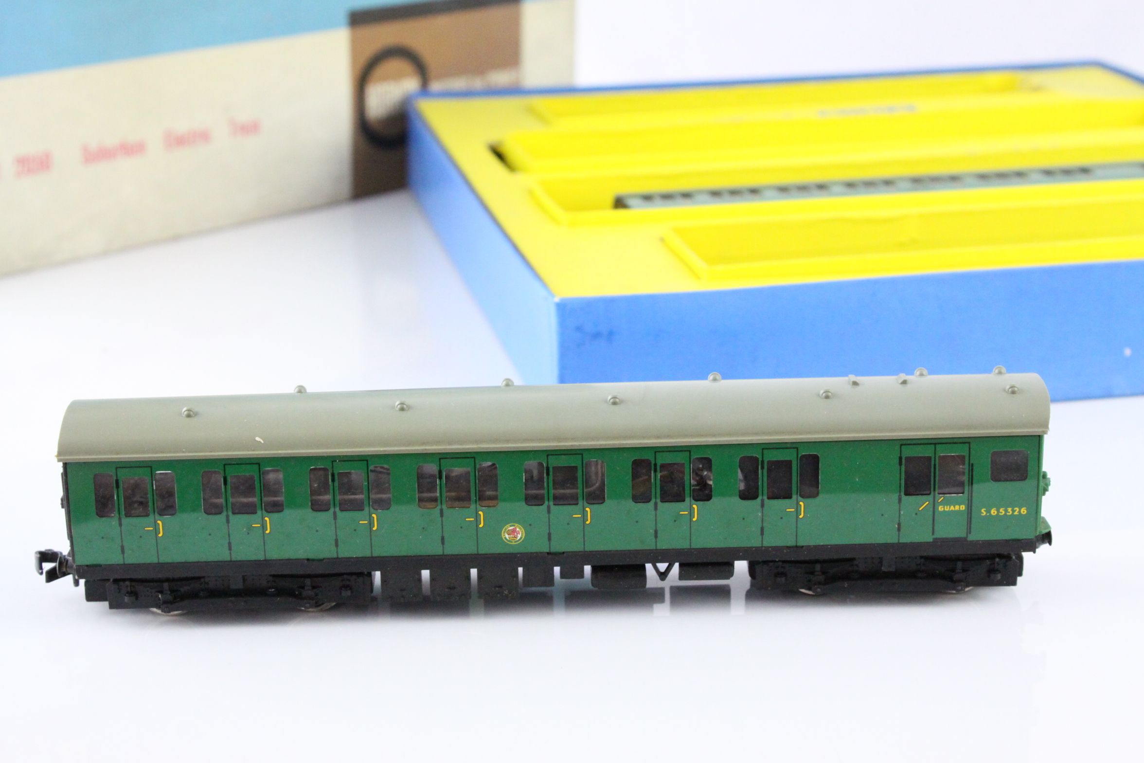 Boxed Hornby Dublo 2050 Surburban Electric Train Set, complete with paperwork, vg - Image 3 of 8