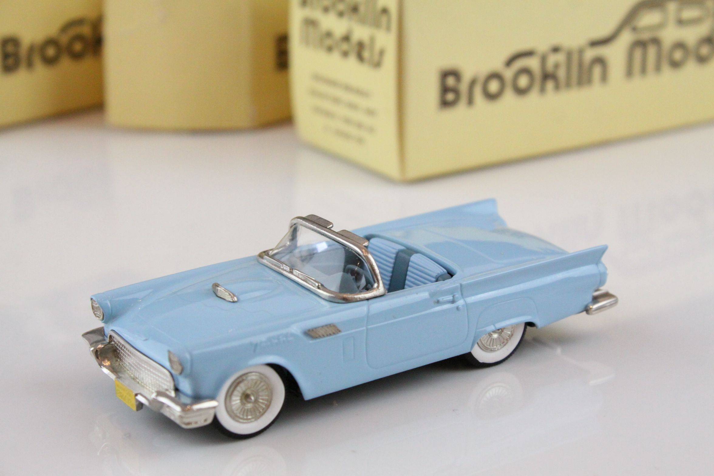 Four boxed 1/43 Brooklin Models metal models to include NO 9 1940 Ford Sedan Delivery, 13a 1957 Ford - Image 2 of 16