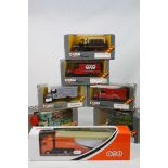 Boxed Corgi 59522 TNT Scania Curtainside Trailer plus 6 x boxed Corgi Classics (7)