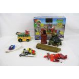 Teenage Mutant Ninja Turtles - Boxed Playmates Mini Mutants Party Wagon Playset plus 2 x unboxed