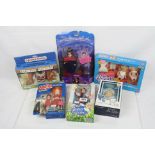 Ex shop stock - Six boxed dolls and figures to include Mattel Disney Mary Poppins, Knickebocker