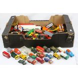 Collection of diecast and plastic models to include Matchbox, Lleod etc, many Commercial examples,