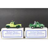 Two boxed Durham Classics Automotive Miniatures 1/43 metal models to include DC24A 1954 Ford F100
