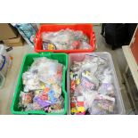 Very large collection of bagged and loose fast food giveaway toys
