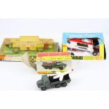 Three boxed 1960/70s Sci Fi diecast models to include Dinky 359 Space 1999 Eagle Transporter (