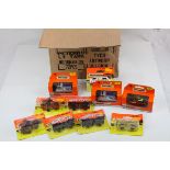 Ex shop stock - 60+ carded/boxed Matchbox diecast models, to include Motorcity & Mattel Wheels, with