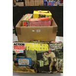 Three Action Man vehicles to include Action Man Jeep (No.34735), Action Man Trailer (No.34718) and