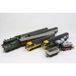 Group of OO gauge model railway to include 3 x locomotives (2 Hornby Intercity 125 & 2-6-0 with