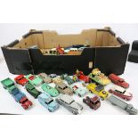 45 Mid 20th C play worn diecast models to include Dinky, Corgi & Britains featuring Dinky Heinz