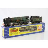 Boxed Hornby Dublo 3235 4-6-2 SR West Country Locomotive Dorchester & Tender, with paperwork, some