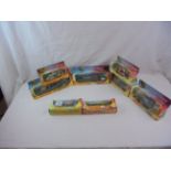 Eight boxed Matchbox Battle Kings diecast models to include K102, K112, K113, K111, K106, K103 &