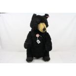 Ltd edn contemporary Steiff Bear with growler, 20" in height, condition is very good, with