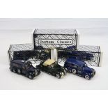 Three boxed ltd edn Durham Classics 1/43 Toy Show metal models to include 1993 Toronto International