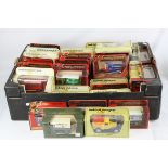 50 boxed Matchbox models of Yesteryear diecast models in red, cream and Harrods boxes
