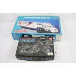 Two boxed plastic model kist to include Revell Snaptite K-Mart/Havoline Race Rig and boxed Imai