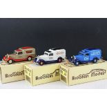 Three boxed Brooklin Models 1:43 Dodge Van metal models to include BRK16 1935 Collectors Gazette