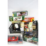 Collection of 20+ boxed diecast models, to include Corgi, Schuco, Burago, New Ray etc