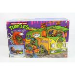 Teenage Mutant Ninja Turtles - Boxed Playmates Bandai TMNT Turtle Party Wagon appearing vg with