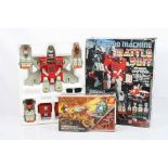 Boxed Bandai Robo Machine Battle Suit Power System 5 (near complete, tatty box) plus a boxed