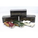 Three boxed 1:43 Brooklin Models The Brooklin Collection metal models to include BRK 63 1956
