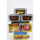 Six boxed diecast models to include Dinky 412 Bedford AA Van, 2 x Matchbox Lesney K13 Ready Mix