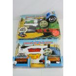 Two boxed Hornby Thomas the Tank Engine OO gauge train sets to include R183 Thomas & R182 Percy,