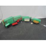 Five boxed Hornby O gauge items of rolling stock to include 42136 No 50 Crane Truck, 42221 No 50