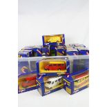 Collection of 22 boxed Corgi diecast commercial vans, all various decals, diecast excellent, boxes