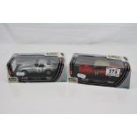 Two boxed Revell Model Racing slot cars to include 08379 Lotus Cortina and 08359 Jaguar E Type, both