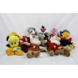 Group if 13 soft toys, to include Disney, Warner Bros, South Park etc