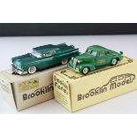 Two boxed 1:43 Brooklin Models white metal models to include BRK 35x 1957 Ford Fairlane Skyliner C.