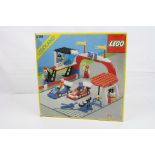 Lego - Boxed Legoland 6381 Motor Speedway set, with instructions, built, unchecked, tear to box