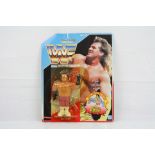 Carded Hasbro WWF / WWE Brutus The Barber Beefcake figure, sealed and unopened, some bubble