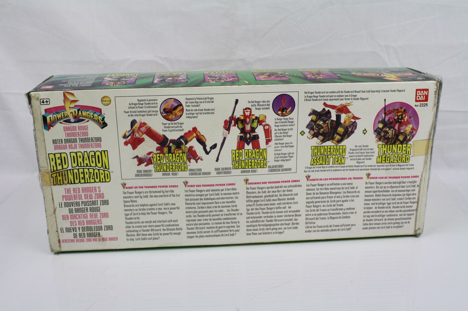 Boxed Bandai Power Rangers 2225 Red Dragon Thunderzord plus a Bandai 2220 Megazord box with - Image 5 of 7