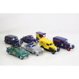 Six 1/43 Durham Classics diecast models to include 39 Ford Panel Delivery, 41 Chevrolet Deluxe