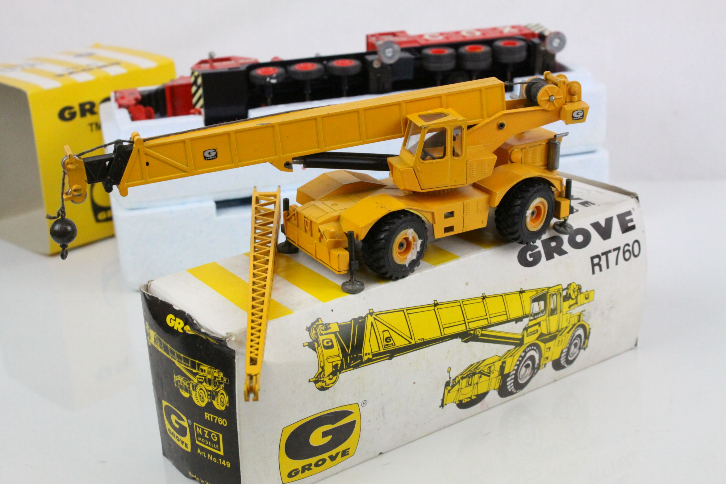 Four boxed NZG Grove diecast construction models to include 152 TM1500, 149 RT760, 149 RT75S and 178 - Image 9 of 15