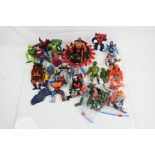 Collection of 13 original Mattel He Man Master of the Universe figures to include Beastman,