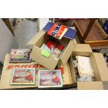 Group of vintage games, jigsaw puzzles and toys to include early-mid 20th C Meccano, boxed Munro