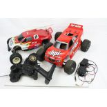 Two vintage radio control cars to include HPI-Racing Nitro Rush Evo 2WD off road together with a