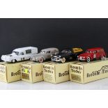 Four boxed 1:43 Brooklin Models metal models to include BRK 31x 1953 Pontiac Pick Up Milano 43 Italy