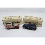 Two boxed Brooklin Models 1:43 metal models to include No 16 1936 Dodge Van Burma Shave and No 9