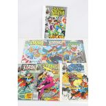 Comics - Seven Marvel Doctor Strange Sorcerer Supreme comics to include no 3, 4, 13, 19, 32, 49 &