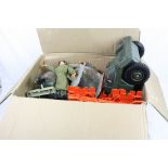 Action Man selection, to include two figures, helicopter, tank, training tower, various