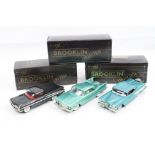Three boxed 1:43 Brooklin Models The Brooklin Collection white metal models to include BRK 67 1961