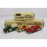 Three boxed 1:43 Brooklin Models white metal models to include BRK 12 1931 Hudson Greater 8 Murray