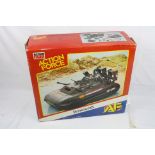 Boxed Action Man Action Force Hovercraft vehicle, unbuilt, complete with figure and unused sticker