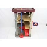 Original Kenner The Real Ghostbusters Fire Station, good condition, with sign, doors and pole