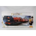 Boxed Hornby OO gauge R1234 Harry Potter Hogwarts Express Electric Train Set, complete with interior