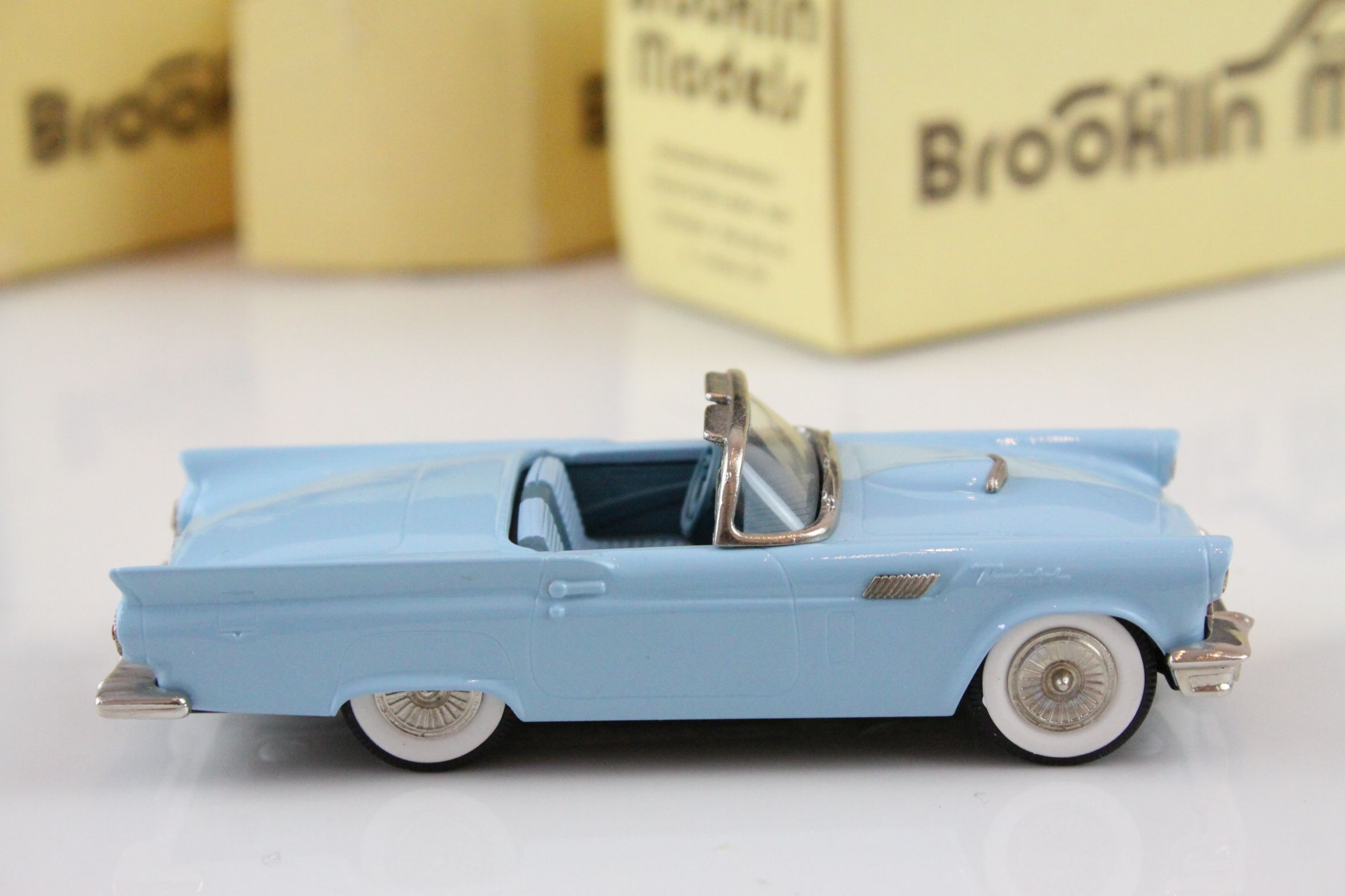 Four boxed 1/43 Brooklin Models metal models to include NO 9 1940 Ford Sedan Delivery, 13a 1957 Ford - Image 3 of 16